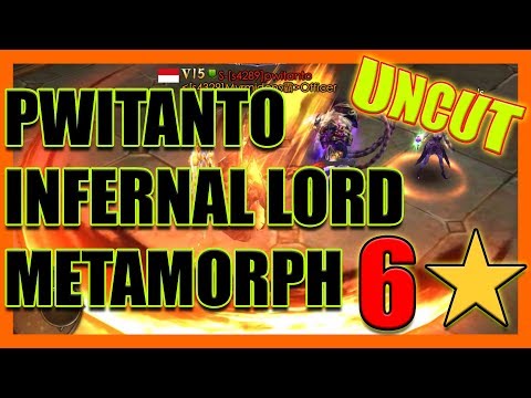 Legacy of Discord: Pwitanto RANK 1 Activate 6⭐️Metamorph [Infernal Lord] Video UNCUT!