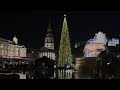 Christmas Tree Lit Up In London S Trafalgar Square