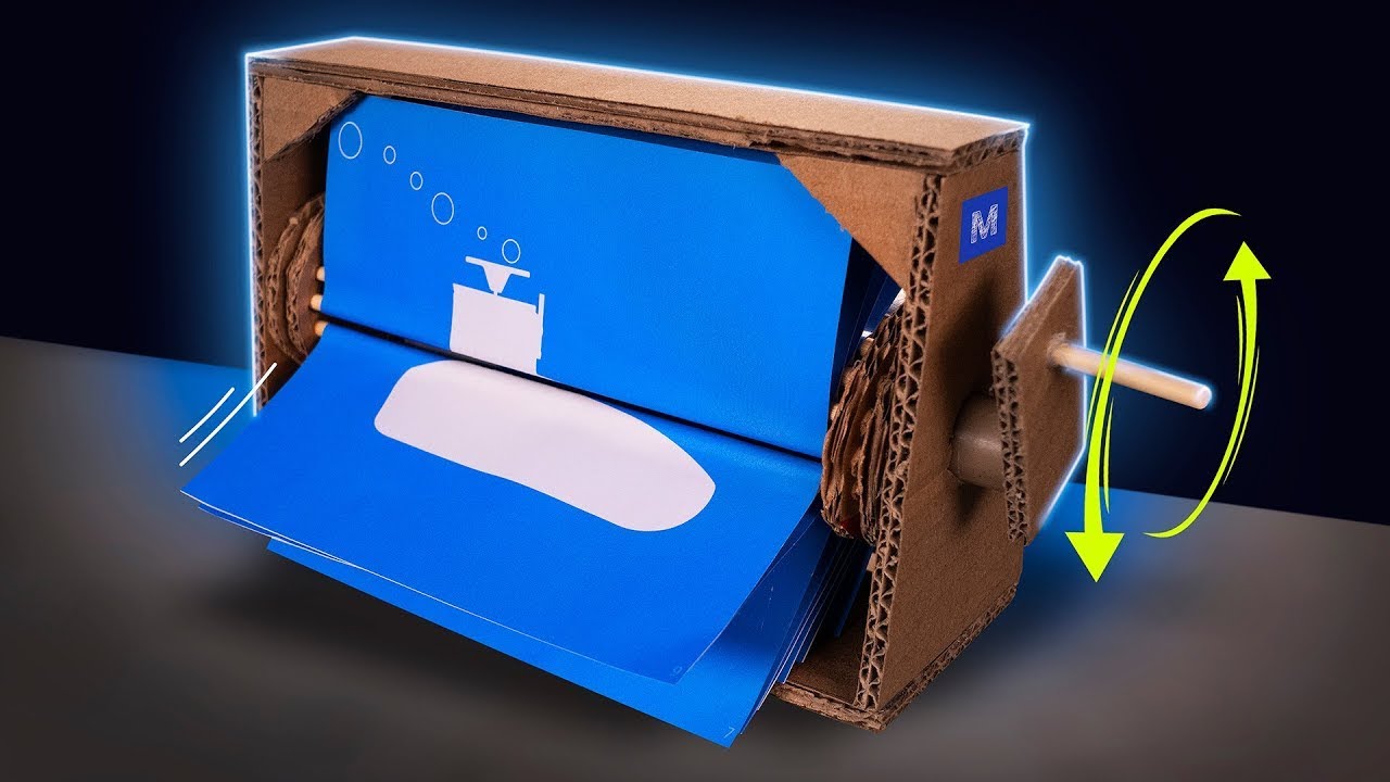 Faça o seu DESENHO ANIMADO CASEIRO (Mutoscópio)