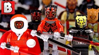 YouTube thumbnail: Every Lego Darth Maul Minifgure Ever!!! + All Zabrak Minifigs too! | Collection Review