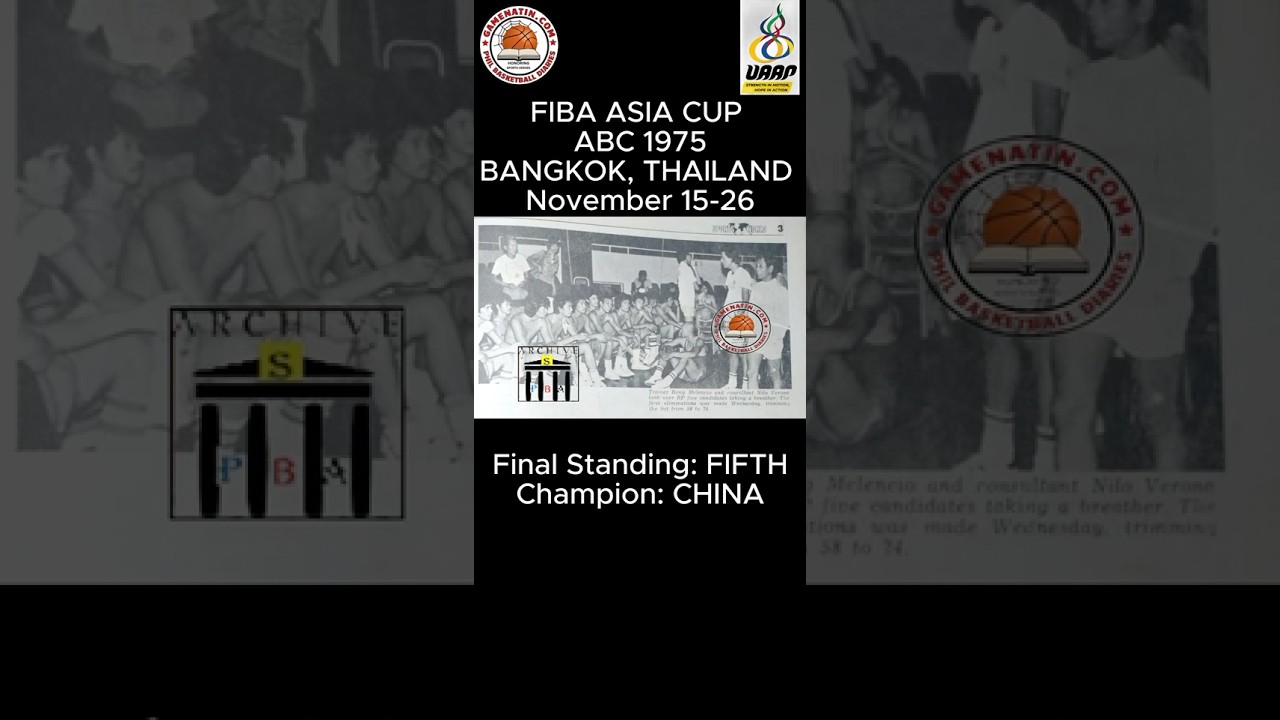 GameNatin.com's Classics - 1975 Philippine basketball team