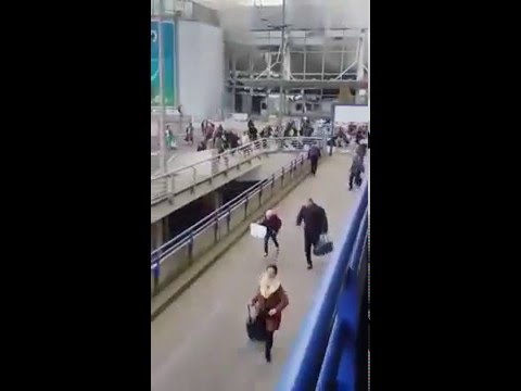 RAW Breaking ISLAMIC Terrorism Airport Brussels Belgium March 22 2016 News Video