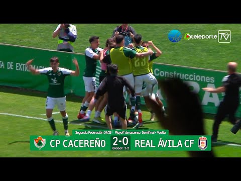 Resumen: CP Cacereño - Real Ávila CF (Segunda Federación Gr.V 24/25)