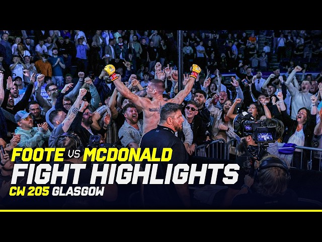 Falkirk’s Finest | Jack Foote vs Eoin McDonald (Full Fight) | CW 205 Glasgow