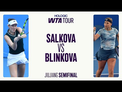 Dominika Salkova vs. Anna Blinkova | 2025 Jiujiang Semifinal | WTA Match Highlights
