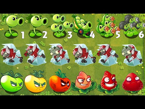 Pvz 2 Challenge - Every Plants Power Up VS Team Frozen All-Star Zombie - Who Will Win ？