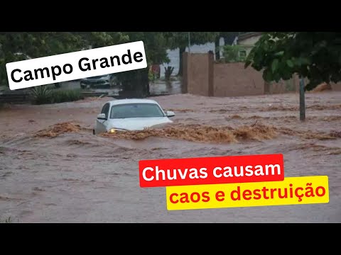 ⛈️ Campo Grande - chuvas devastam cidade