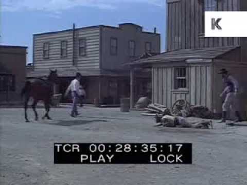 1960s Western, Two Cowboys Fist Fight