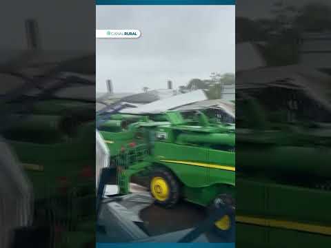 Temporais causam estragos no Rio Grande do Sul e Paraná