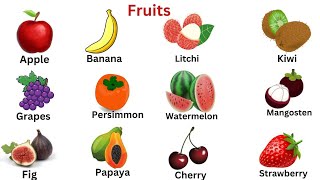 Fruits name| Fruits name in English| let's learn 30+ fruits name|
