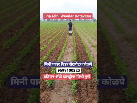 3 hp Mini power weeder rotavator cultivator kolpe #powertiller #powerweeder #rotavator #agriculture