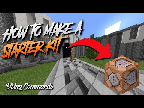 ItsMayo - How To Make A Starter Kit Using Commands | Bedrock Edition | PS4 / XBOX / WINDOWS / MCPE