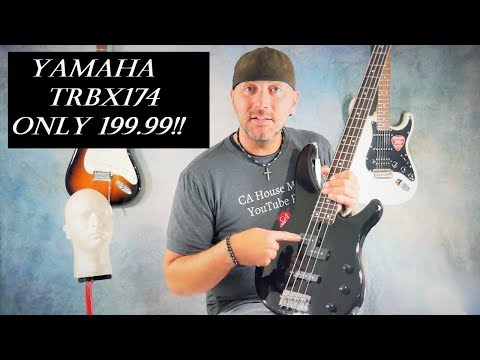 Yamaha TRBX174 - 4-String Electric Bass Guitar - Dark Blue Metallic Finish Bild 13