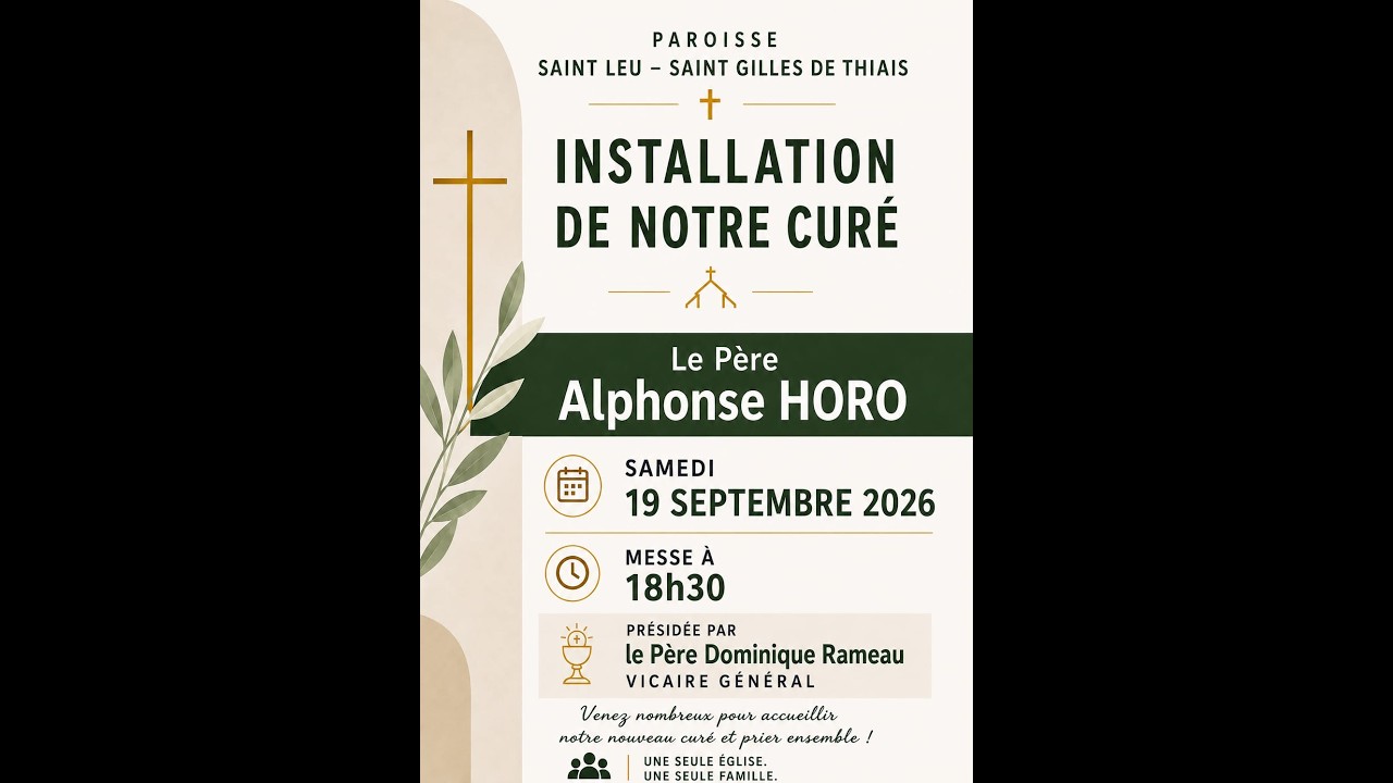 2026-09-19 - Installation de notre curé