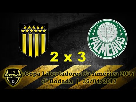 PEÑAROL 2 X 3 PALMEIRAS - COPA LIBERTADORES DA AMÉRICA 2017 - 4ª RODADA