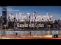 An Affair To Remember Karaoke Cover With Lyrics By Ramon Ong