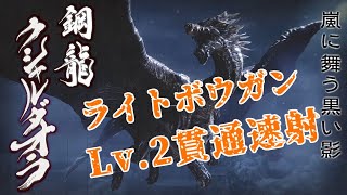 【モンスターハンターライズ】「初見クシャルダオラ、あなたは神かっ！！」（ライトボウガン）
