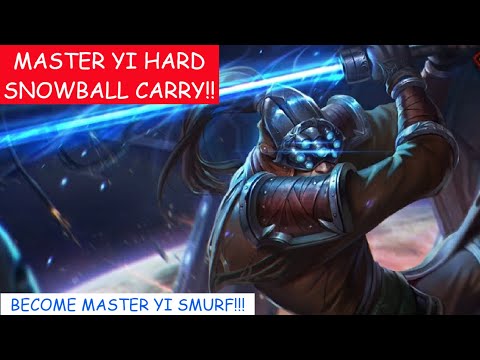 How to SNOWBALL and CARRY as MASTER YI in LOW ELOS!