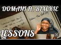 DOMANI Ft BLXCKIE LESSONS OFFICIAL AUDIO REACTION