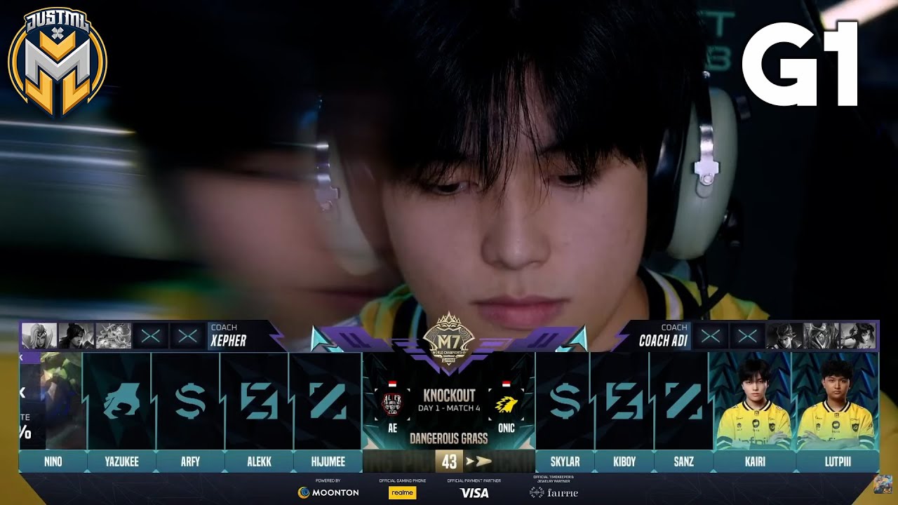 ONIC vs AE - GAME 1 |  KNOCKOUT STAGE DAY 1 | M7 World Championship