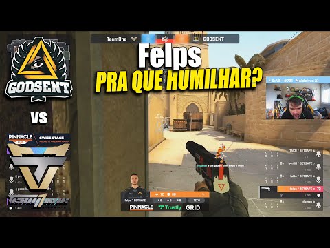 BRASIL!!! Godsent vs Teamone - Pinnacle Cup - HIGHLIGHTS | CSGO