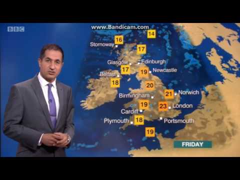 BBC Weather Forecast - Thursday 28th July 2016 - 720p HD