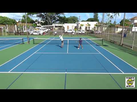 Martinez-Vich/Neumann vs. Baracao/Frattarelli PLAYOFF HIGHLIGHTS - UTR Flex League Hawaii (Oct) 2020