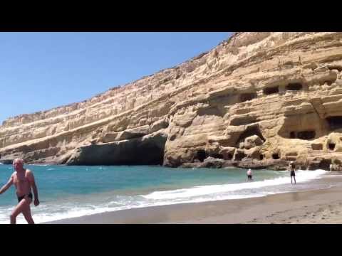 Matala Beach Crete - Greece Summer 2013