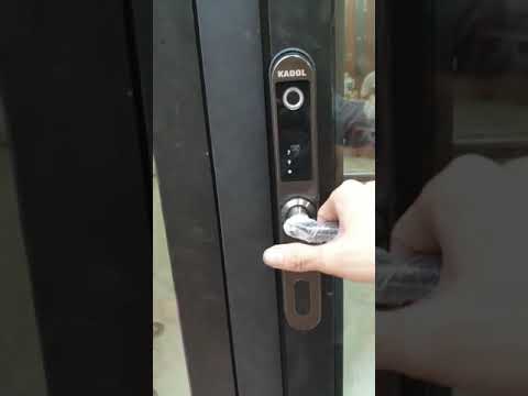 LẮP ĐẶT KHÓA VÂN TAY KADOL-KD800 MÀU ĐEN