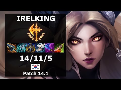 IrelKing Irelia TOP vs Jayce| Patch 14.1 KR Challenger