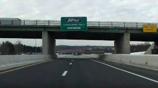 New York State Thruway (Interstate 87 Exits 17 to 16) southbound (Excerpts)
