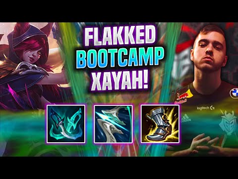 FLAKKED IS READY TO PLAY XAYAH! -G2 Flakked Plays Xayah ADC vs Swain! | Season 2022