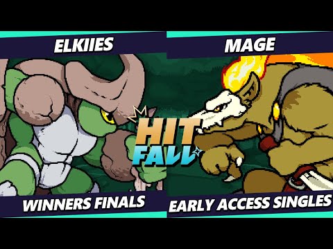 Hitfall 2.5 EAS Winners Finals - elkiies (Kragg, Zetterburn) Vs. Mage (Forsburn) Rivals of Aether