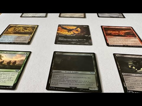 Double Nazgûl pull! ASMR Lord of the Rings set booster opening #notalking #asmr #mtg #lowstim