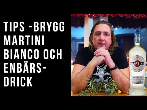 Tittarnas bryggtips - Martini Bianco och Enbärsdricka