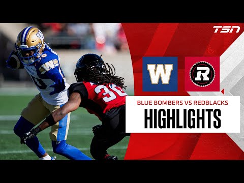 CFL WEEK 16: Winnipeg Blue Bombers vs. Ottawa Redblacks | FULL HIGHLIGHTS