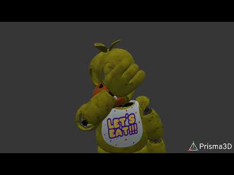 EA unwithered chica prisma 3d animation models!!
