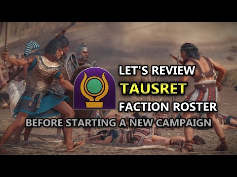 Total War Pharaoh Testbericht – Tausret: Vollständige Fraktionsliste (1.0.1)