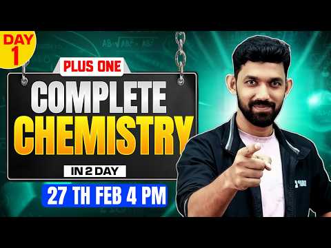 Plus One Chemistry | Complete Chemistry | Day 1 | Exam Winner