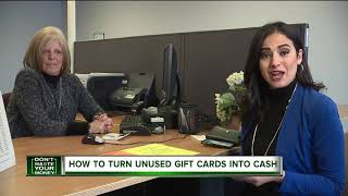 How to turn unused gift cards into cash