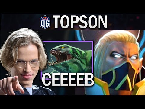 OG.TOPSON INVOKER VS CEB TIDEHUNTER - DOTA 2 7.29 GAMEPLAY