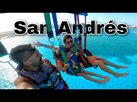 Parasail (Parasailing) em San Andrés - Colômbia