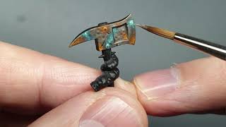 25.  How to paint corroded metal effects on miniatures