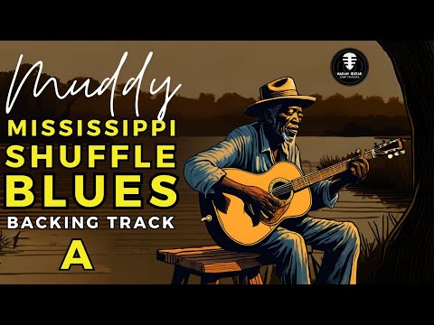 Muddy Mississippi Shuffle Blues BACKING TRACK like You've Never Heard Before