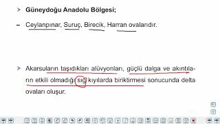 Eğitim Vadisi 10.Sınıf Coğrafya 6.Föy Türkiye'nin Yer Şekilleri 2 Konu Anlatım Videoları