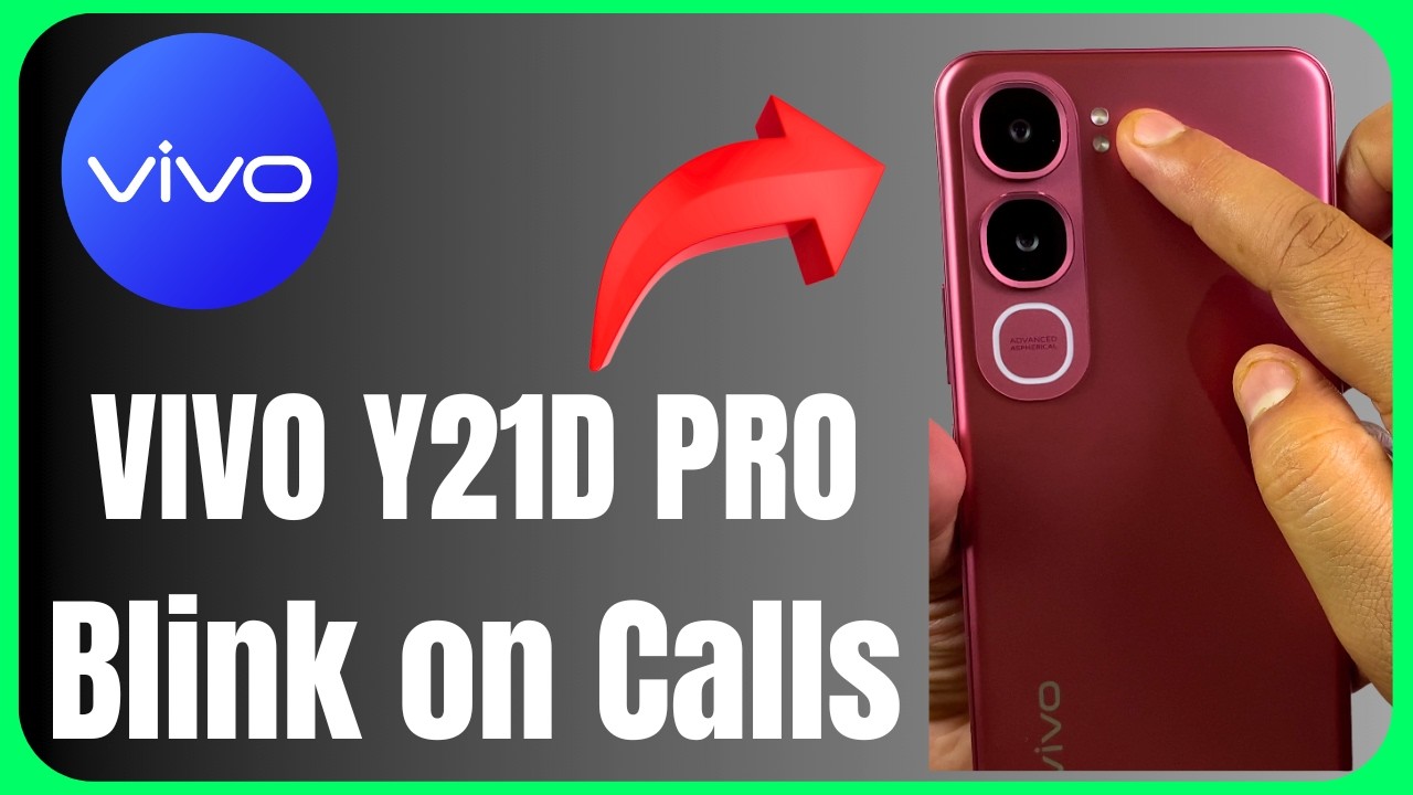 🔦 Vivo Y21D Flashlight Blink on Calls 😱📱 | Enable Flash Notifications Easily! 🔥