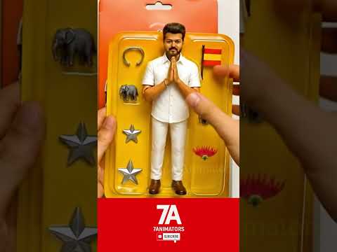 TVK Thalapathy Vijay Action Figure Unboxing 🔥 | Exclusive Look & Details!