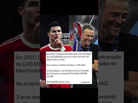 O tempo sempre mostra a verdade...💀 #futebol #viral #manchesterunited #ronaldo #cr7 #championsleague