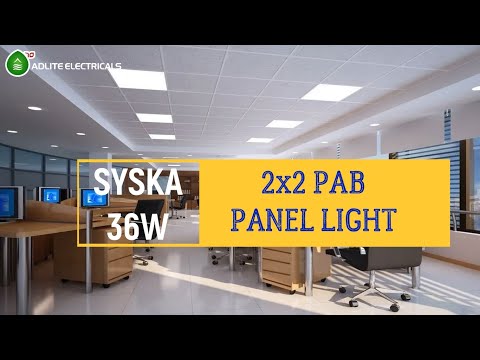 Square cool white syska led panel light 36 watt
