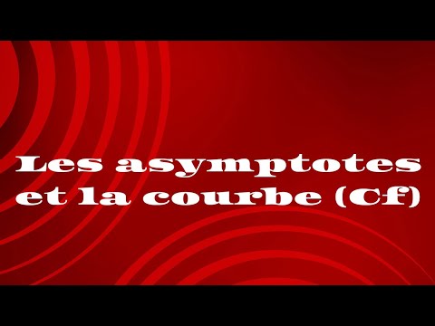 les asymptotes et la courbe Cf